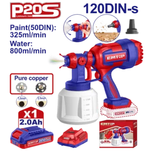 Pistolet À Peinture 800Ml 1B2Ah
