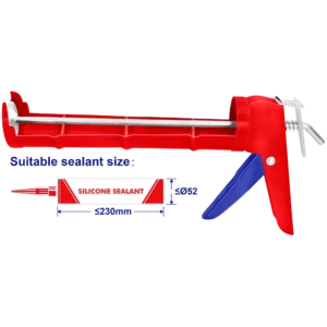 Pistolet Pour Silicone 230Mm T-Fer