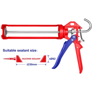 Pistolet Pour Silicone 230Mmp-Alum