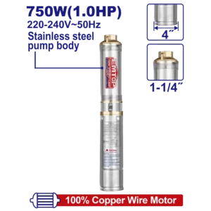 Pompe Immergée 4"1Hp H82M 220V