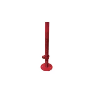 Socle pour échafaudage verni