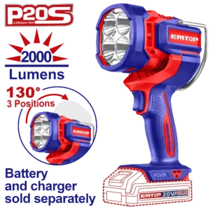 Torche Led 20V 2000 Lumens