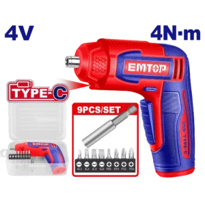 Visseuse 4V 4Nm T-C+ 8 Embouts